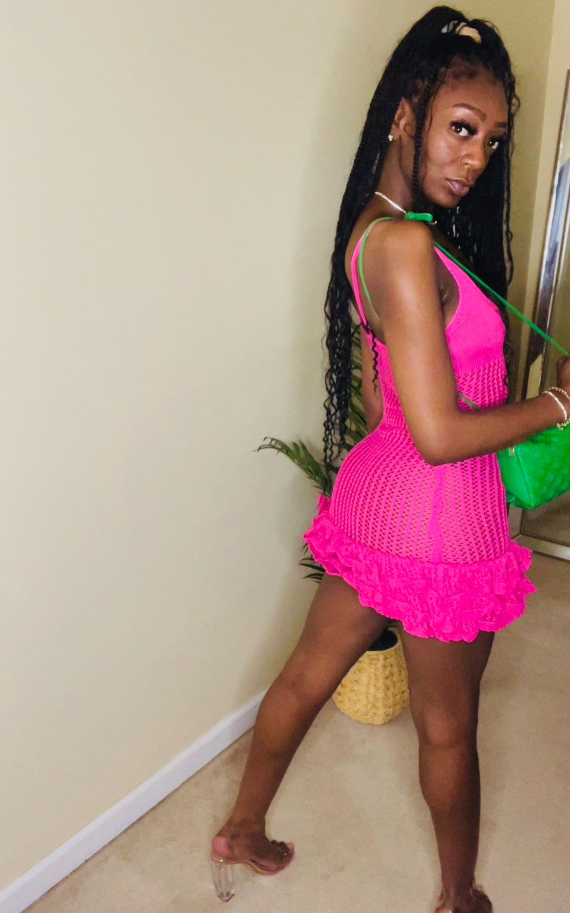 BALI MINI RUFFLED DRESS