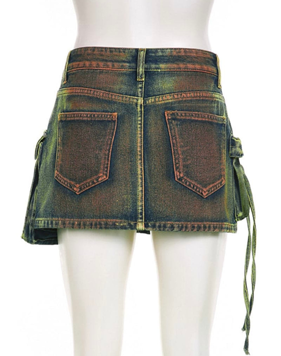 "GO CRAZY" CARGO SKIRT