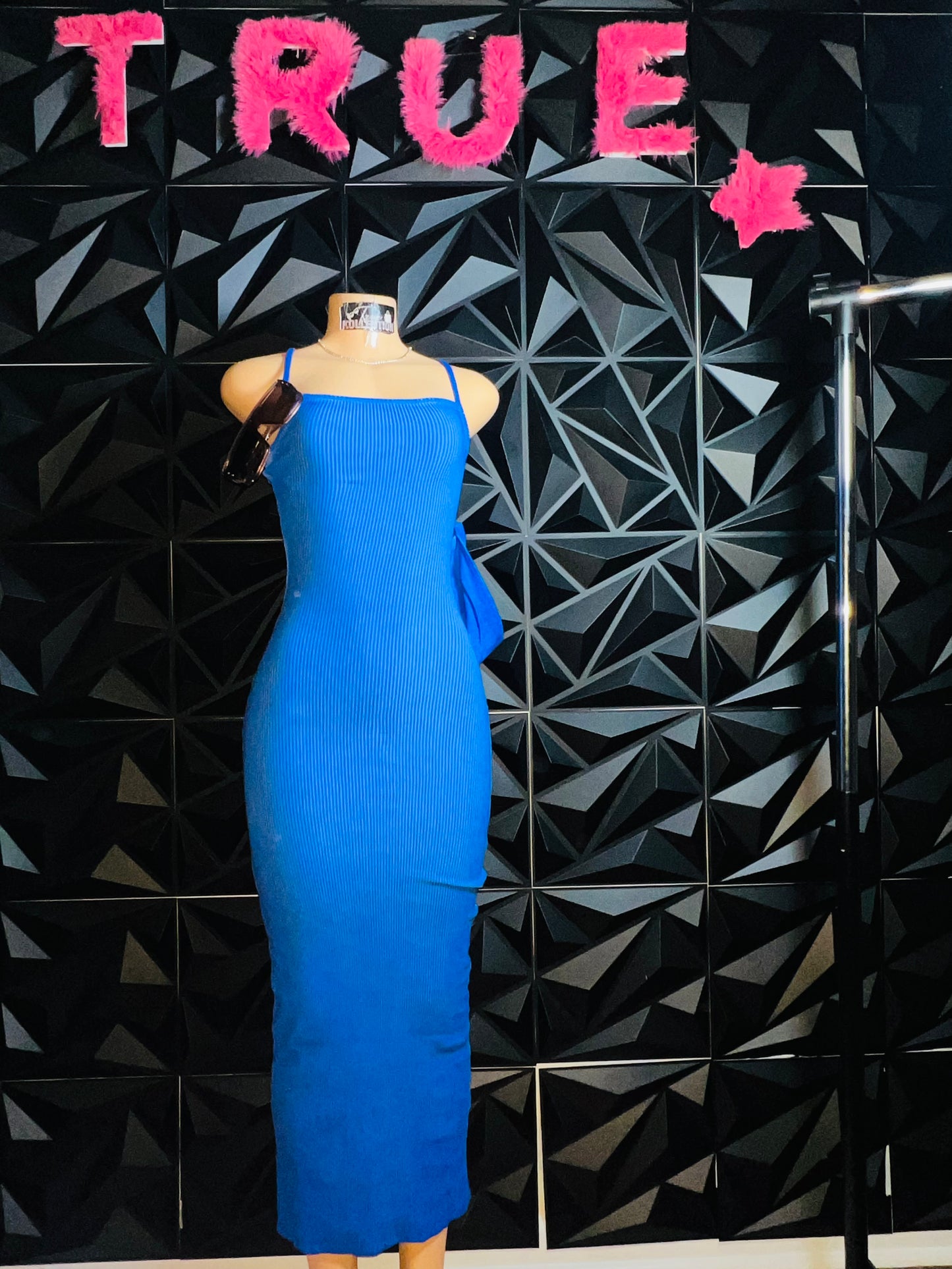 BLOW YOUR MIND DRESS-BLUE