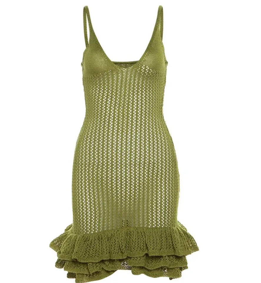 BALI MINI RUFFLED DRESS