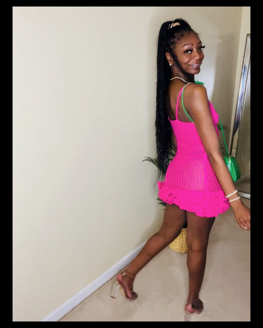 BALI MINI RUFFLED DRESS