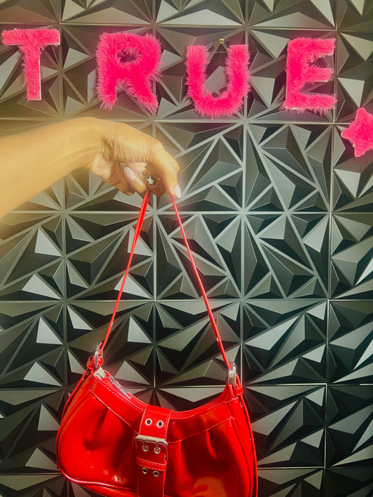 Red π purse