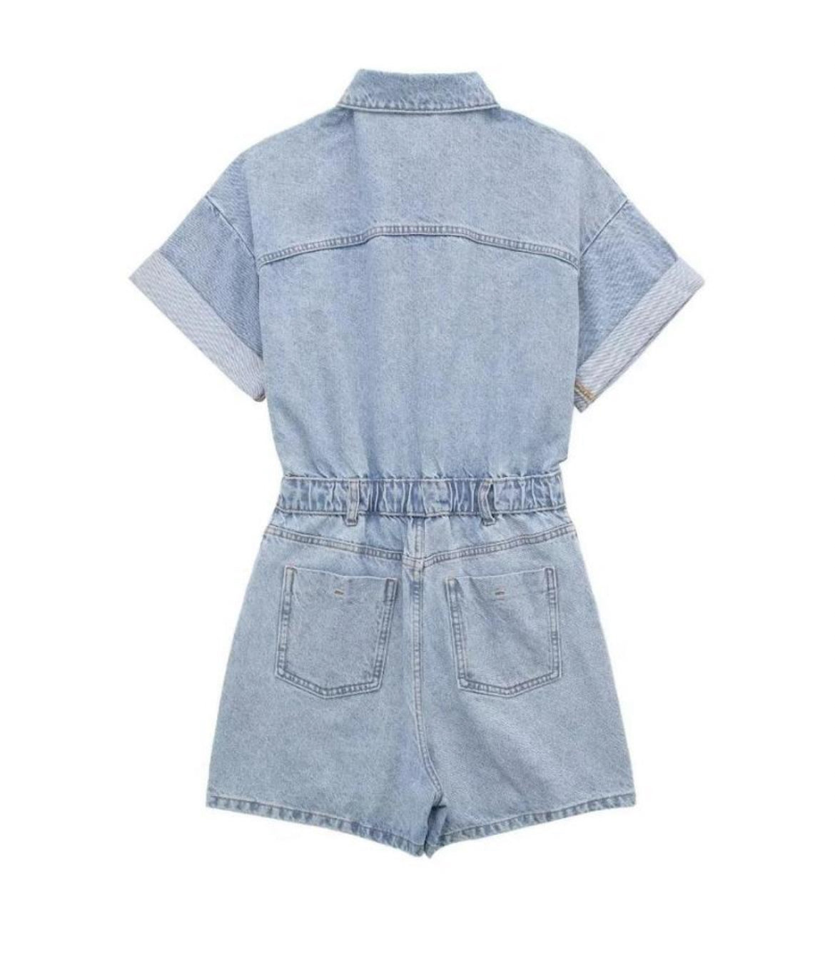 DENIM ROMPER